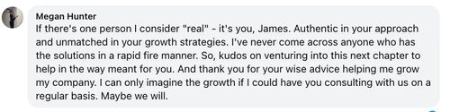 James Guldan client testimonial