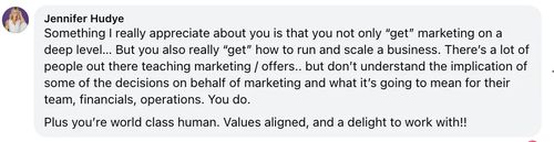 James Guldan client testimonial