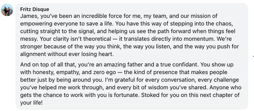 James Guldan client testimonial