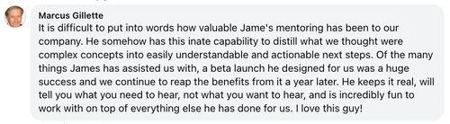 James Guldan client testimonial